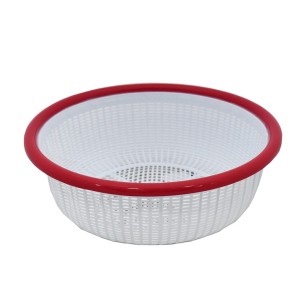 Цедка 33см двуцветна - червена - 1