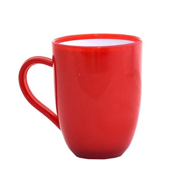 Чаша с дръжка 300 мл червена