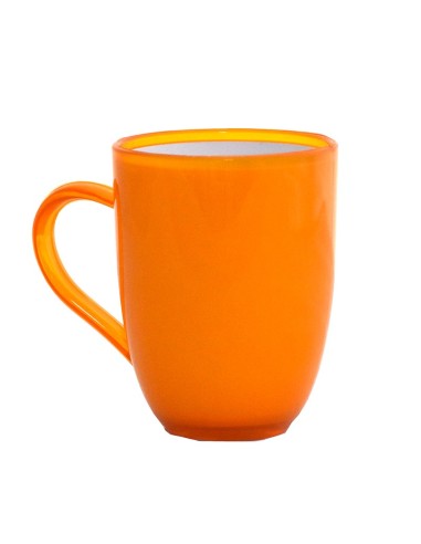 Чаша с дръжка 300 мл оранжева