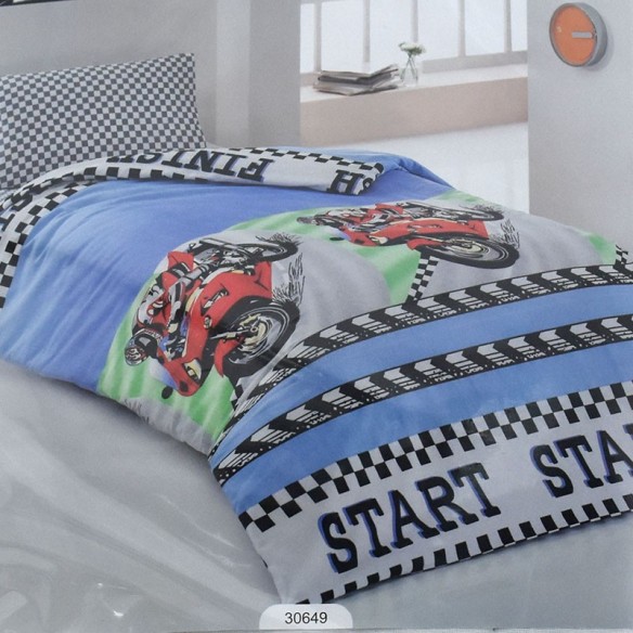 Единична завивка 160 х 230 см/ памук+полиестер 30649 - 1