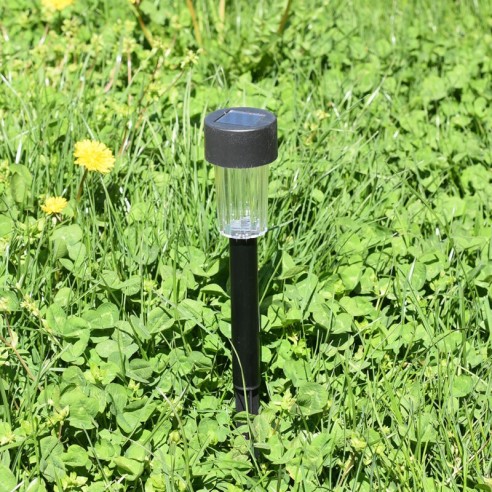 Соларна лампа PVC 4,5x4,5x30,5 см - 2