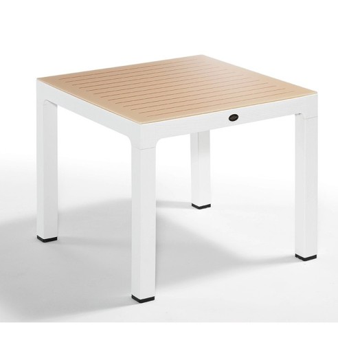 Градинска маса със стъкло Novussi 90х90 см