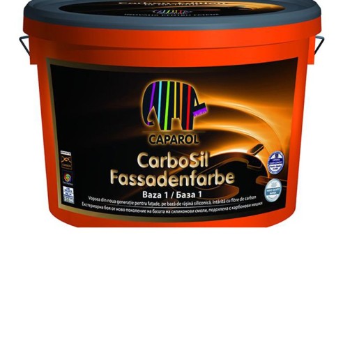 Боя фасадна carbosil fassadenfarbe baza 3 2,35 л caparol - 1