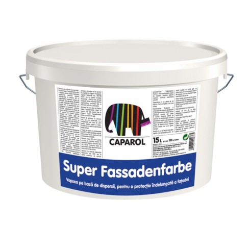 Боя дисперсионна superfassadenfarbe b1 2,5 л caparol - 1