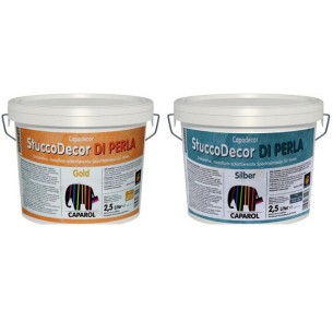 Шпакловка декоративна stucco di perla silber 2,5л caparol - 1
