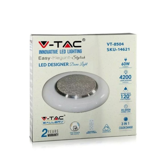 Led плафон с дистанционно 60w - 2
