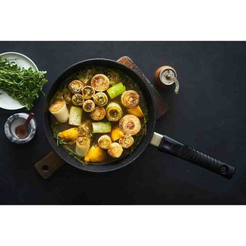 Tиган с подвижна дръжка ø28 см Ferra Induction NEVA METAL - 5