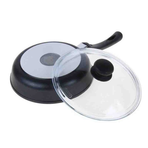 Тиган със стъклен капак 24 см - 2