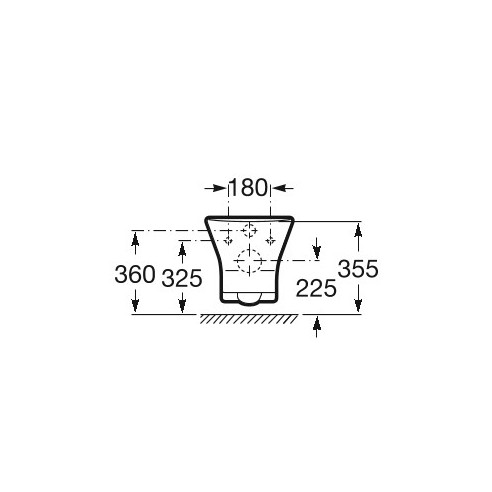 Тоалетна чиния окачена nexo roca 346640000 - 2