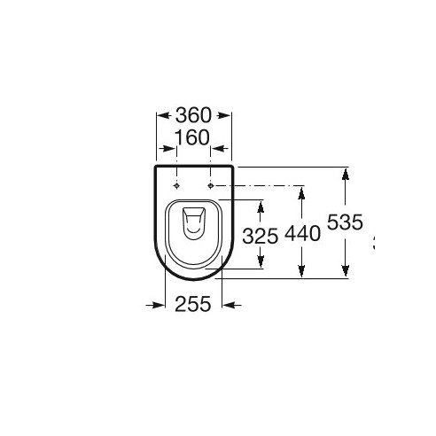 Тоалетна чиния окачена nexo roca 346640000 - 4