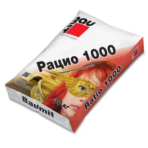 Гипсова мазилка Рацио 1000 л 30кг BAUMIT