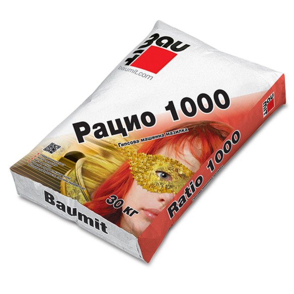 Гипсова мазилка Рацио 1000 л 30кг BAUMIT