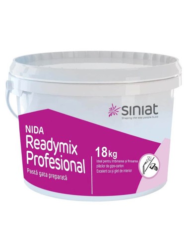 Siniat пастообразен фугопълнител nida ready mix pro- 18 кг - 1