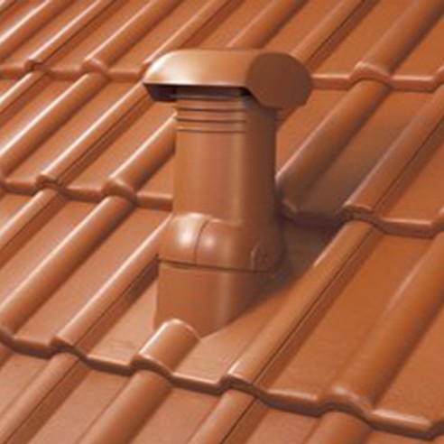 Комплект керемида отдушник DuroVent червен BRAMAC