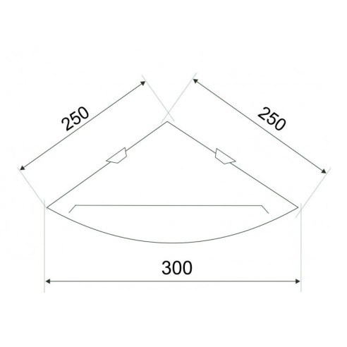 Ъглова лавица "асти " - 2