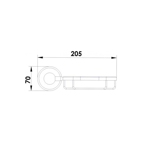 Решетъчна сапунерка за баня "сахара", inter ceramic - 2