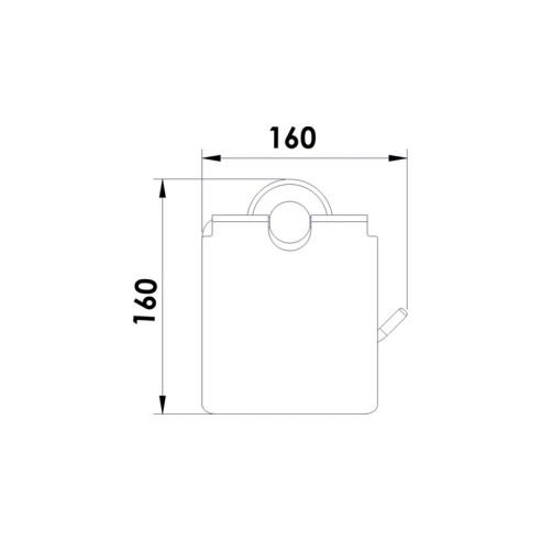 Поставка за тоалетна хартия "сахара", inter ceramic - 2
