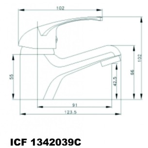 Смесител "ЕКО" ICF 1342039C - 2 2