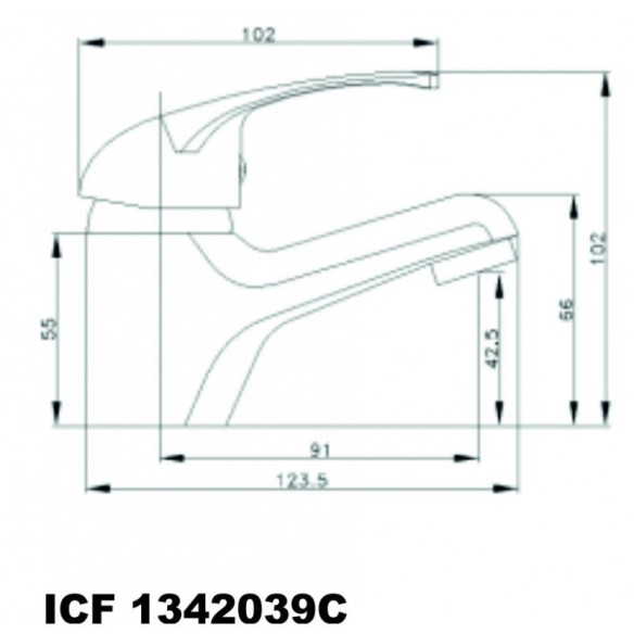Смесител "ЕКО" ICF 1342039C - 1