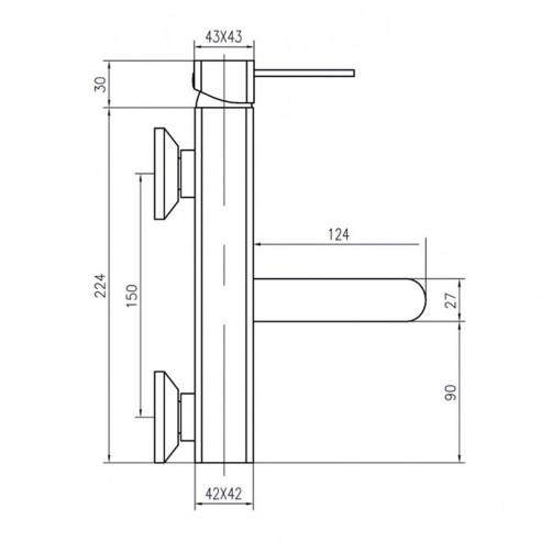 Смесител "Куарто" ICF 148903 C - 1