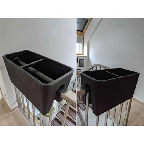 Саксия "Балконе" правоъгълна, за парапет