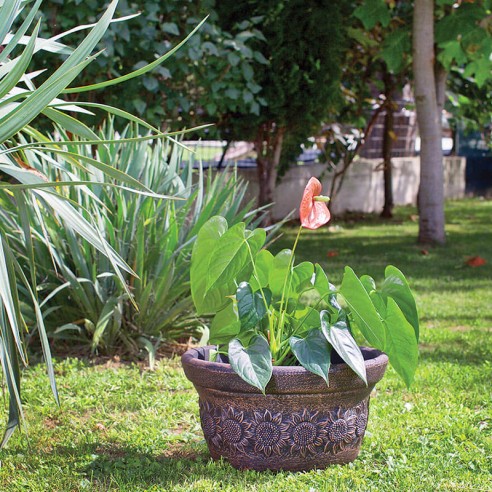 Кръгла саксия Планика малка S - 3