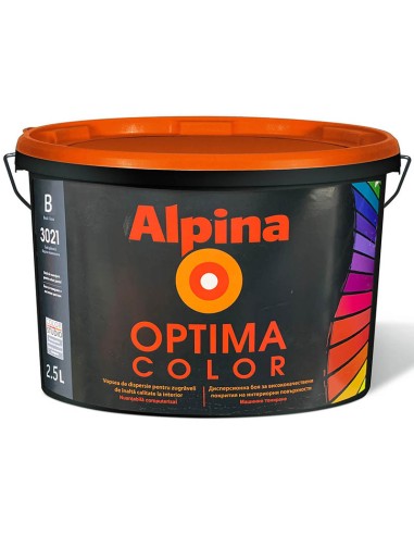 Интериорна боя база B, Аlpina Optima Color - 10 л-ds25193 - 1