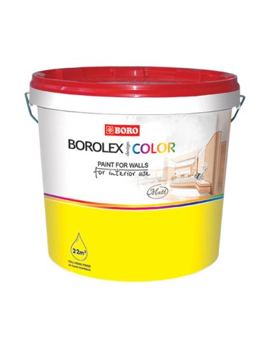 Цветен латекс Боролекс Колор - светъл кехлибар - 5 кг - 1