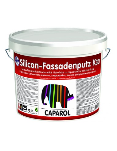 Силиконова мазилка Caparol Silicon-Fassadenputz К15 база 25кг - 1