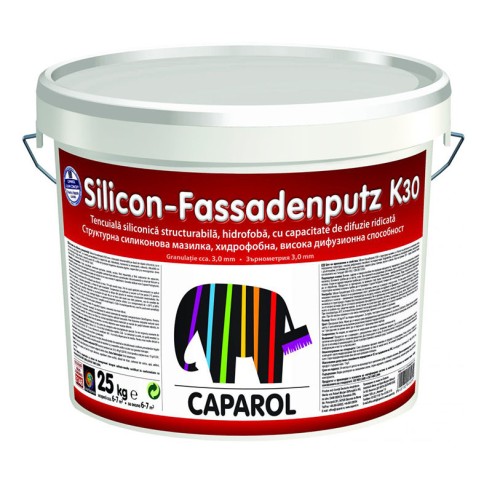 Силиконова мазилка Caparol Silicon-Fassadenputz К15 база 25кг - 1