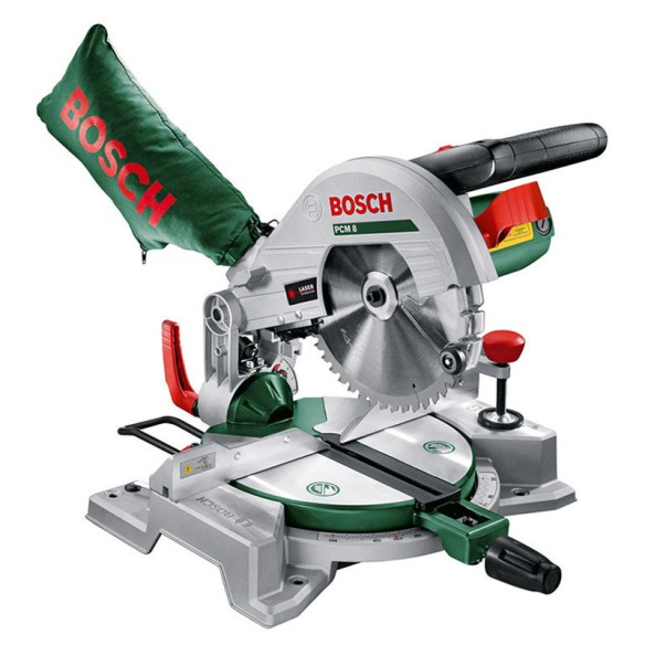 Циркуляр Bosch PCM 8 настолен с герунг 1200W - 1