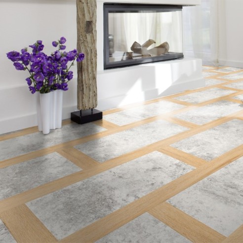 Ламиниран паркет villeroy&boch 8мм vb d803 траверин - 2