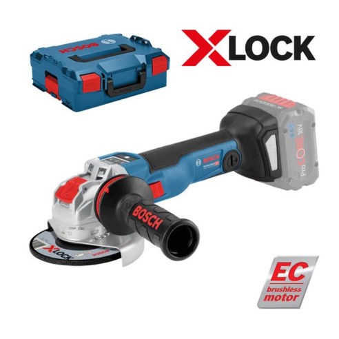 Акумулаторен ъглошлайф с X-LOCK GWX 18V-10 SC - 1