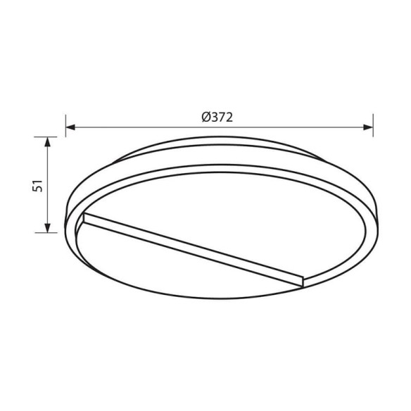 LED плафониера LIRA LED - 30W - 1660LM - 4000K - 2