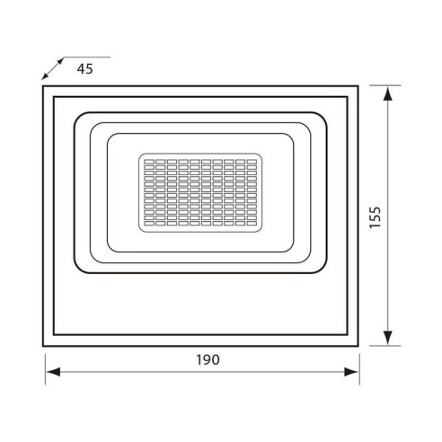 LED прожектор със соларен панел ISOLA LED - 30W - 350LM – 6400K - IP65 - 2