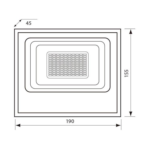 LED прожектор със соларен панел ISOLA LED - 30W - 350LM – 6400K - IP65 - 2
