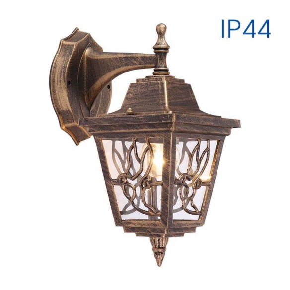 Фенер с горен носач LYON WD003/AB IP44 - 1