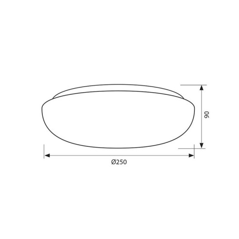 Декоративна LED плафониера NUVOLA LED 12W CL 4000K - 2
