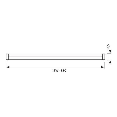 LED oсветително тяло SPICA LED T5 13W CL 4000K - 2
