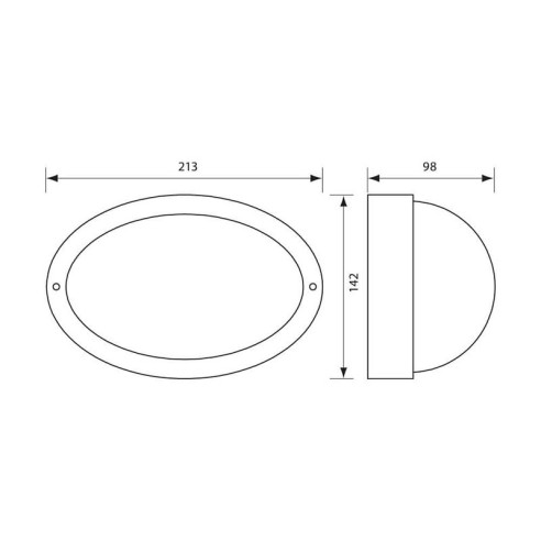 Влагозащитен аплик Petra 1хЕ27 IP44 старо злато - 2