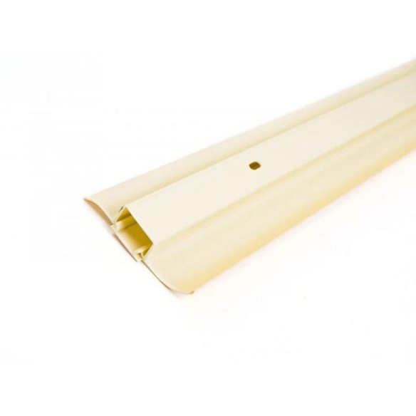PVC перваз с кабел канал SG56/58 Бял Ясен - 3
