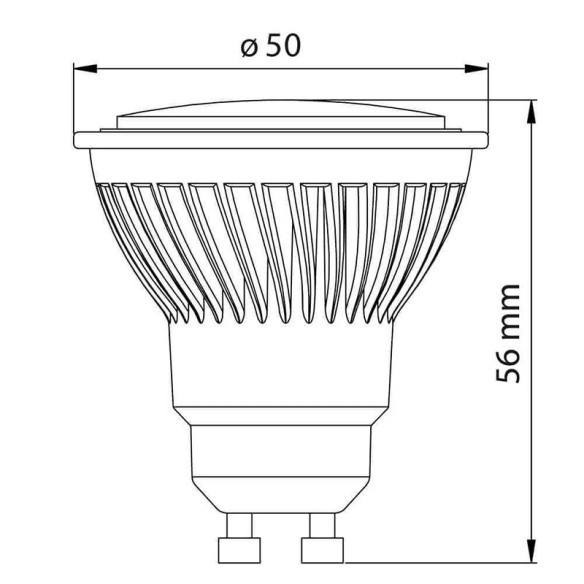 LED лампа FORCE LED PREMIUM- JDR- 10W- 854LM- GU10- 3000K - 2