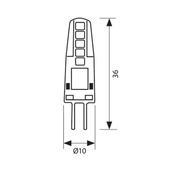 LED лампа NOVA LED- 2W- 200LM- G4- 4000K - 2