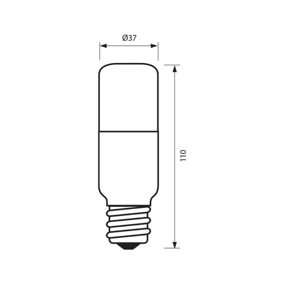 LED лампа THOR LED- 9W- 800LM- E27- 4000K - 2