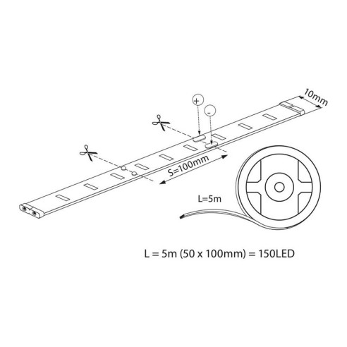 LED лента RGB MEGA LED 30 SMD5050, 5 М - 2
