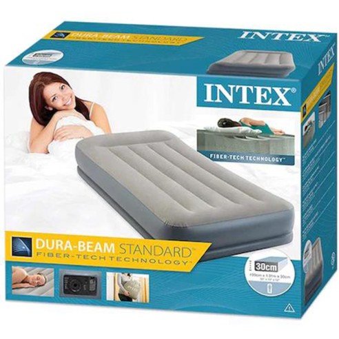 Надуваем дюшек Pillow Rest Mid-Rise Airbed 99х191х30 см INTEX - 3