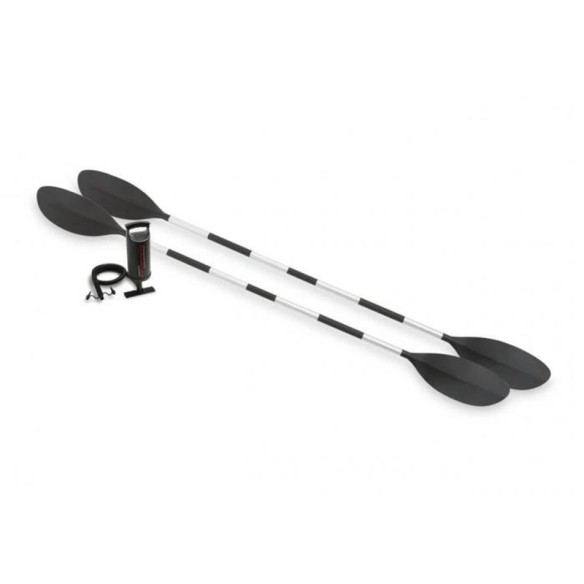 Надуваем двуместен каяк Intex Explorer K2, 312х91х51 см - 3