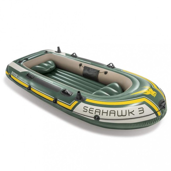 Лодка надуваема триместна SEAHAWK 3, 295x137x43 см, Intex - 4