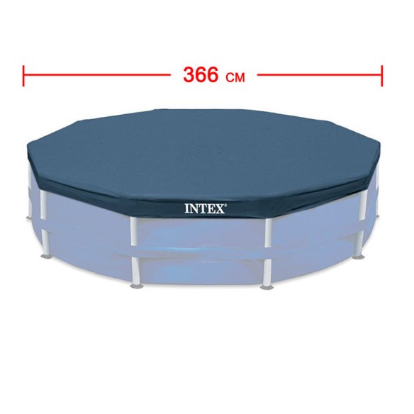 Покривало за басейн Intex 366 см, твърд борд - 2