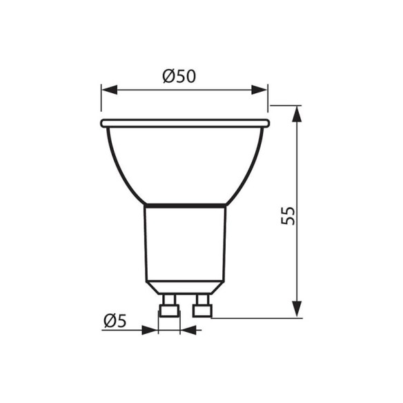 LED лампа MOBI LED- JDR- 3W- 200LM- GU10- 4000K - 2